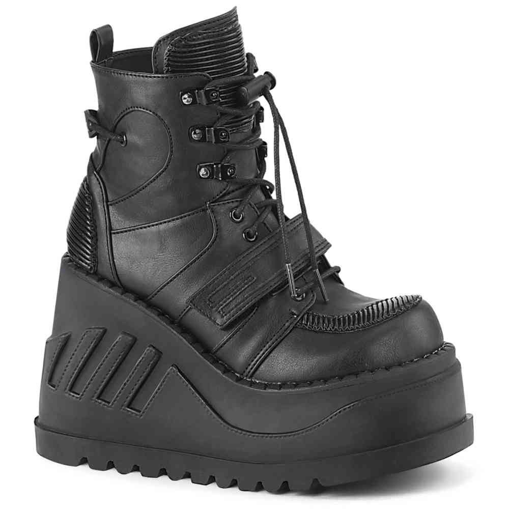 DemoniaCult - STOMP13 Platform Boots - Black Product image